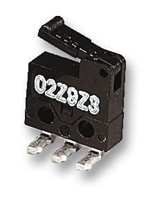 Omron D2Mq-1L-Tl Microswitch, Spdt, 0.5A, 30Vdc, 60Gf