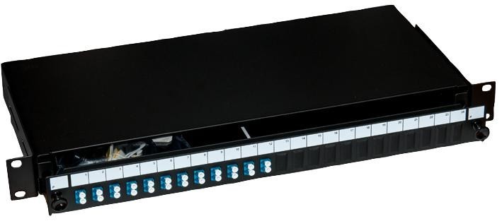 Connectorectix Cabling Systems 009-023-040-12S Lc Fibre Patch Panel, 24Port, 1U