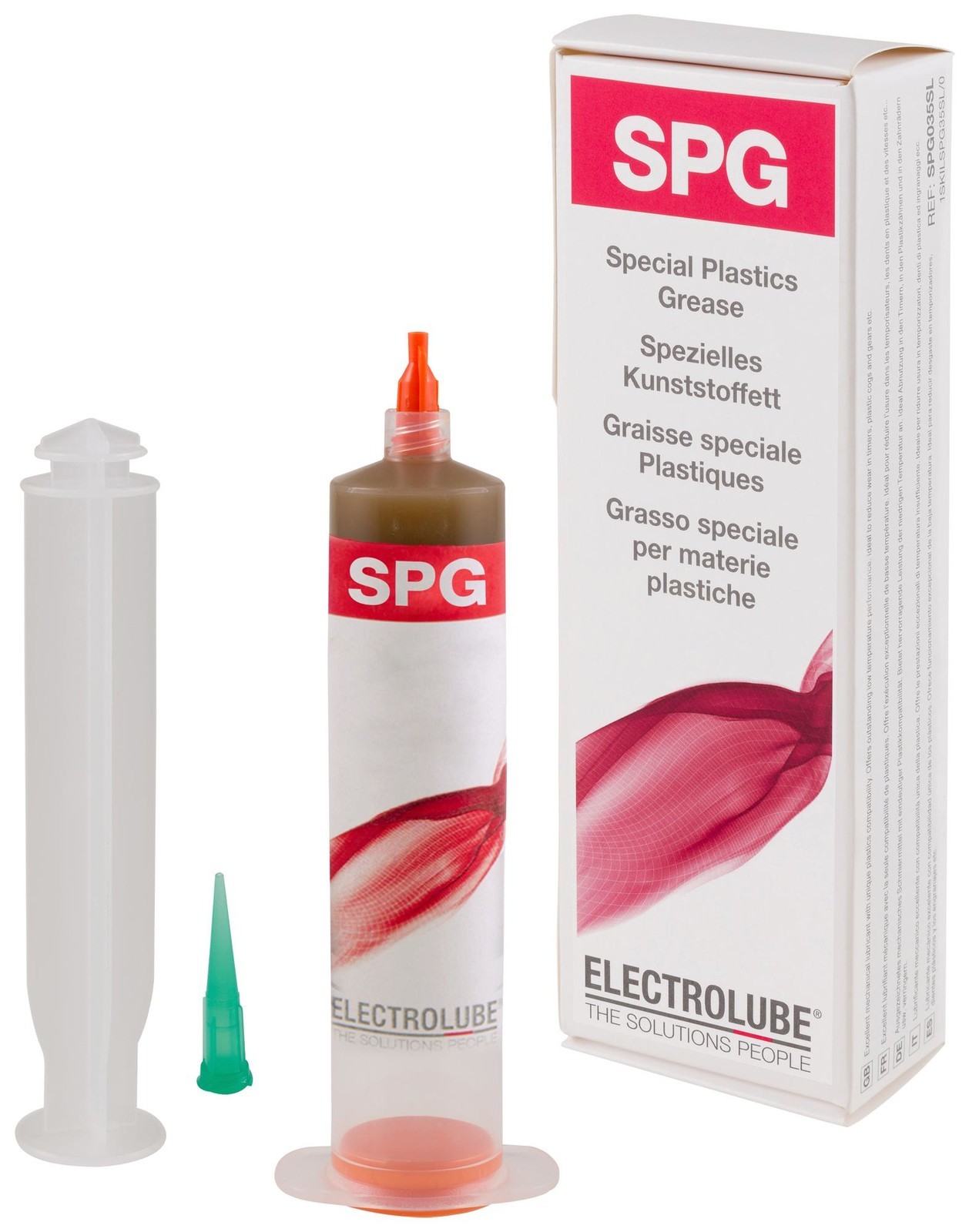 Electrolube Spg35Sl Grease, Plastic Compatible, Spg, 35Ml