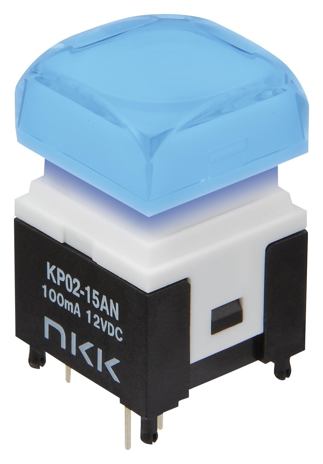 NKK Switches Kp0215Anbkg036G-3Sjb Miniature Illuminated Pushbutton