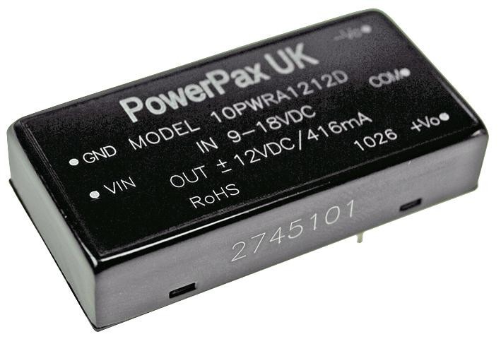 Powerpax 10Pwrb1212D 10W Reg Dip 12V In / 12V Out
