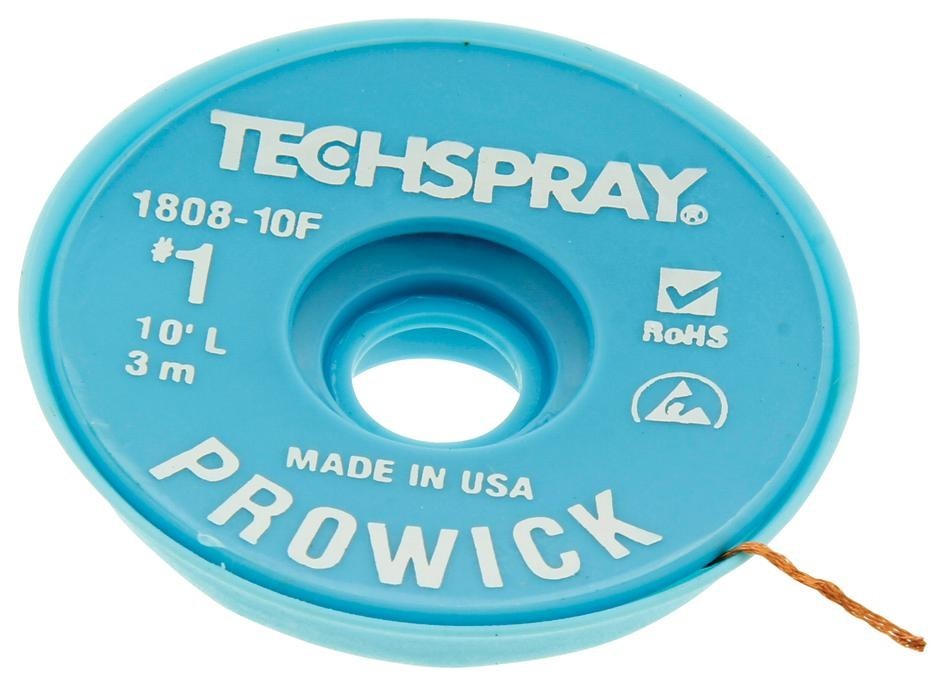 Techspray 1808-10F.. Desoldering Braid