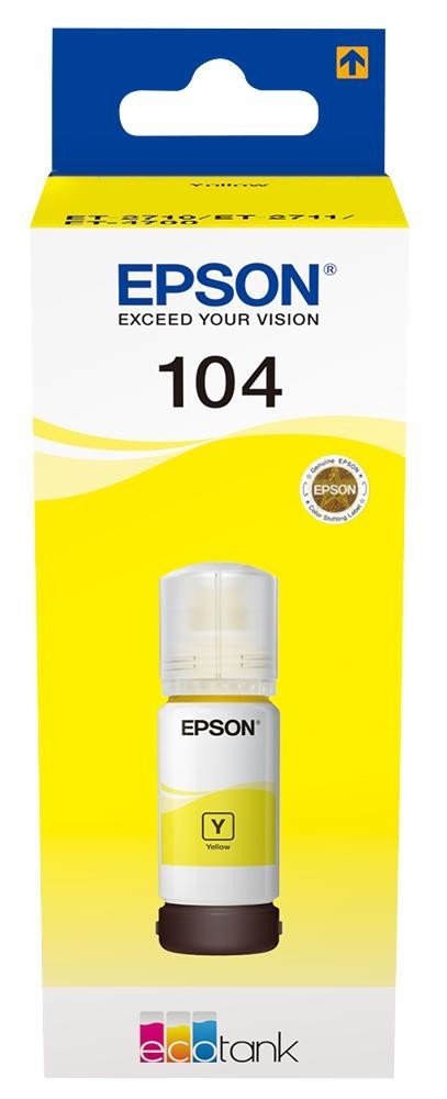 Epson C13T00P440 Ink Refill 104 Ecotank Yellow