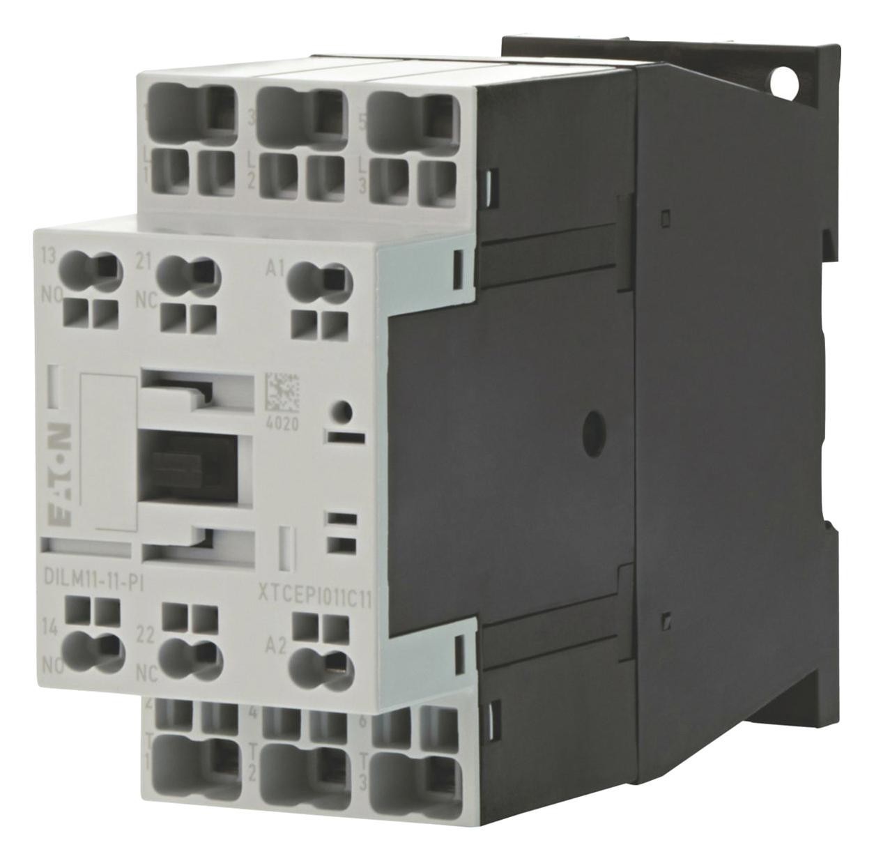Eaton Moeller Dilm11-11(230V50/60Hz)-Pi Contactor, 3Pst-No, 230Vac, Din/panel