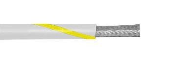 Alpha Wire 1857/19 Wy005 Hook-Up Wire, 0.96mm2, 30M, White/yellow