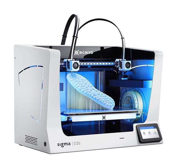 Bcn3D Sigma D25 3D Printer, 420mm X 300mm X 200mm/240Vac