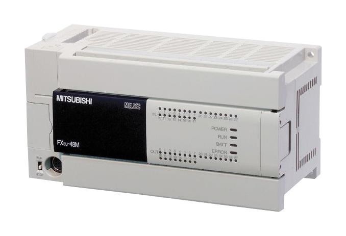 Mitsubishi Fx3U-48Mr-Es Process Controller, 48I/o, 40W, 240Vac