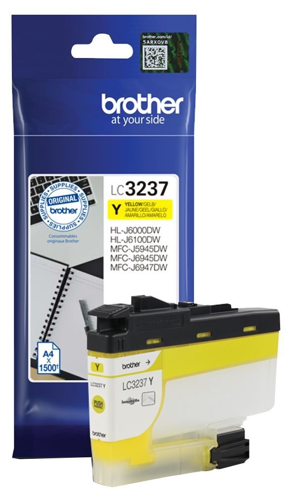Brother Lc3237Y Ink Cart, Lc3237Y, Yellow, Brother