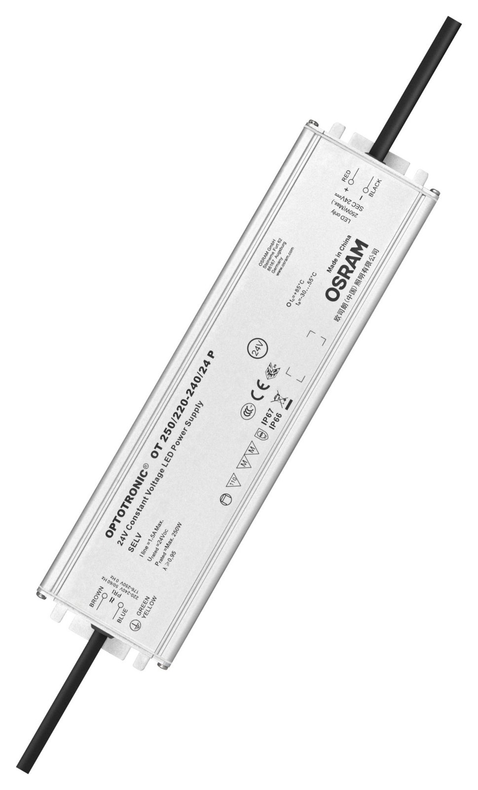 Osram Ot-250/220-240/24-P Led Driver/psu, Constant Volt, 250W