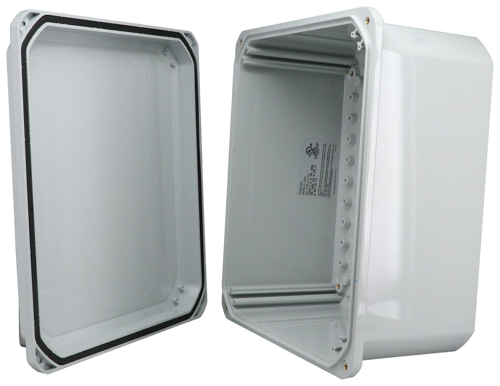 Bud Industries Dps-28714 Enclosure, Outdoor, Pc, Light Grey