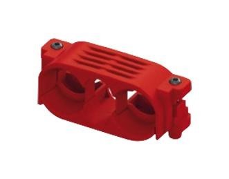 Amphenol Industrial Ccrd320 Cable Clamp, Red, 24V, 320A