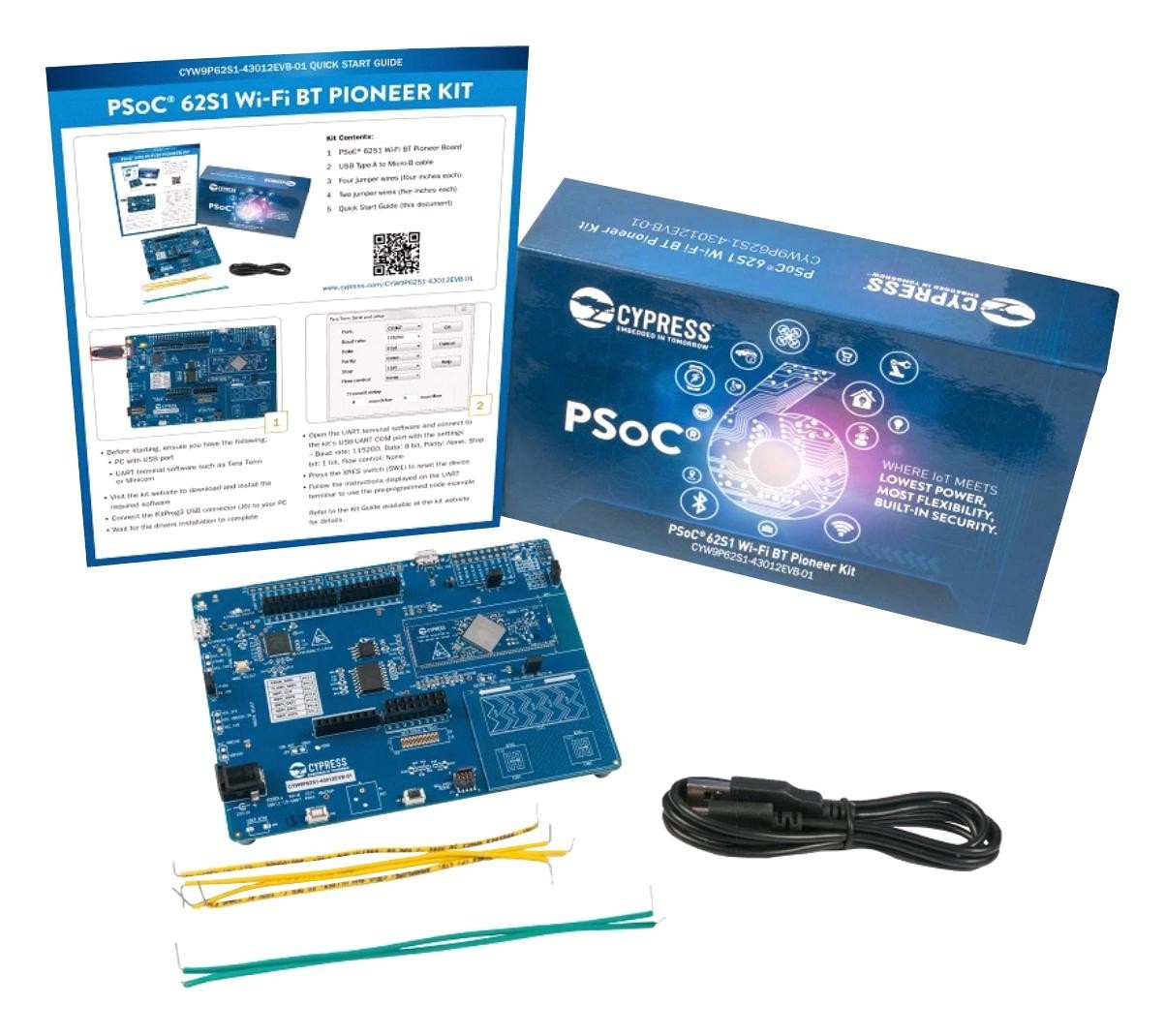 Infineon Cyw9P62S1-43012Evb-01 Evaluation Kit, Bluetooth, Wifi