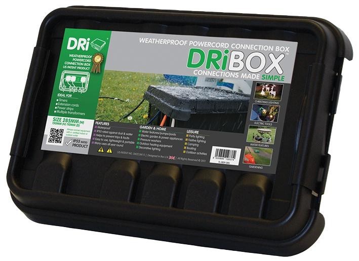 Dribox Fl-1859-285 Dri Box 285, Ip55 Weatherproof Black
