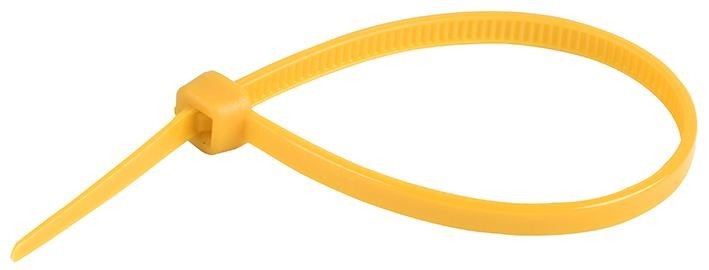 Concordia Technologies Act100X2.5Y Cable Tie 100 X 2.50mm Yellow 100/pk
