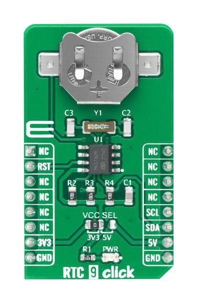 MikroElektronika Mikroe-4121 Click Board, Rtc, I2C, 3.3/5V