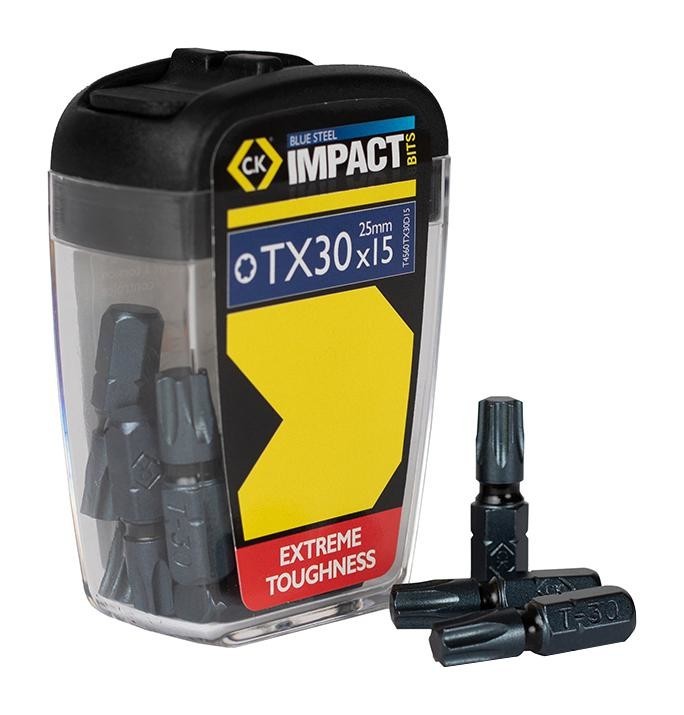 Ck Tools T4560 Tx30D15 Drill Bit Set, 15Piece Pack, 25mm