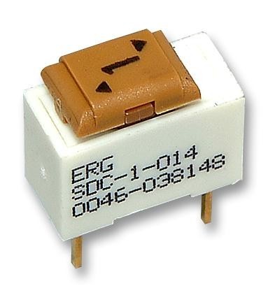 Erg Components Sdc-1-014 Switch, Dil, Spdt, 1Way, Raised