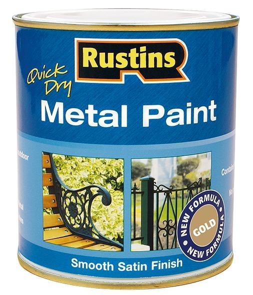 Rustins Mpgd250 Metal Paint Gold 250Ml