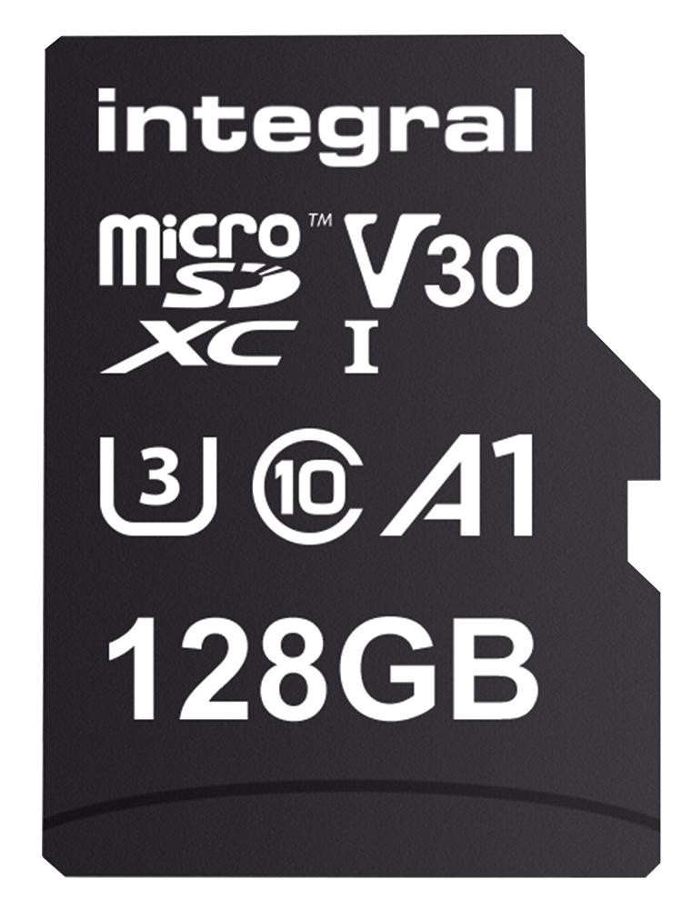 Integral Inmsdx128G-100/90V30 128Gb Premium Microsdxc V30 Uhs-I U3