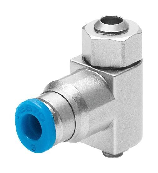 Festo Grla-M5-Qs-4-Lf-C One-Way Flow Control Valve, Qs-4-M3