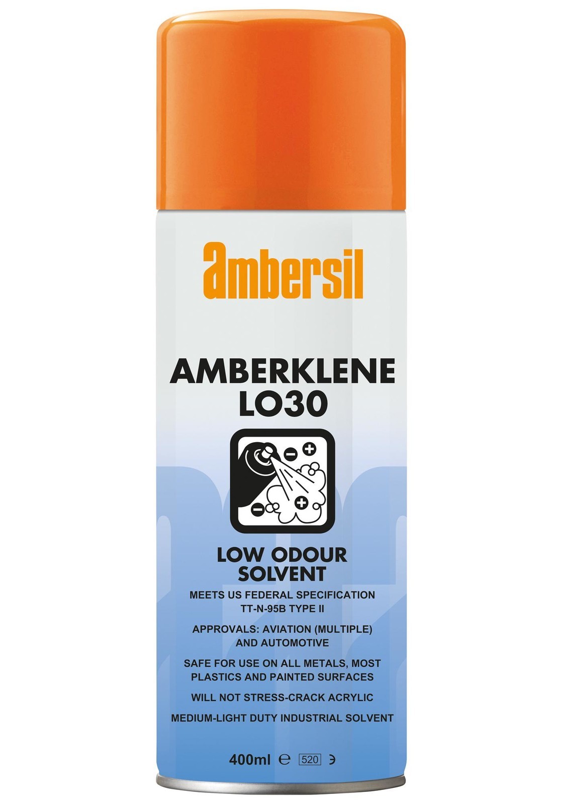 Ambersil Amberklenelo30, 400Ml Cleaner, Aerosol, 400Ml