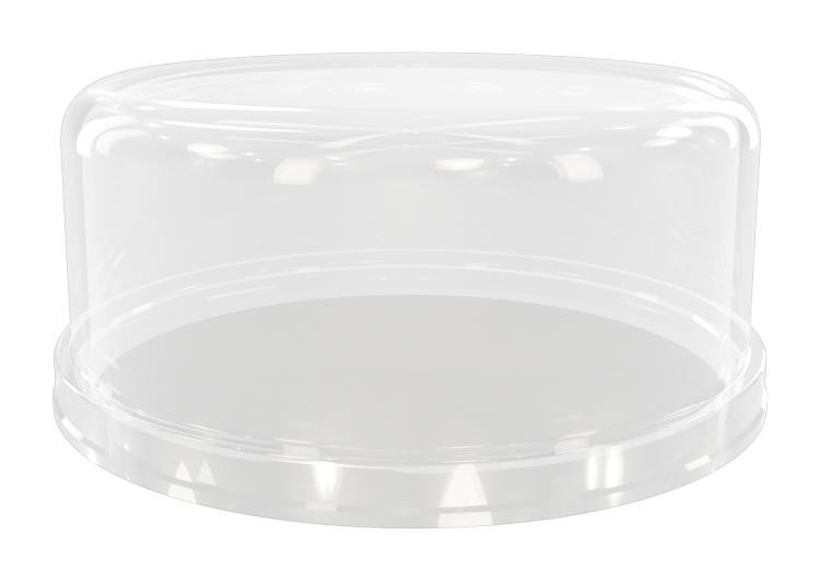 Amphenol Fls-C80-355-000 Dome Cover, Luminaire, 80mm x 35mm, White