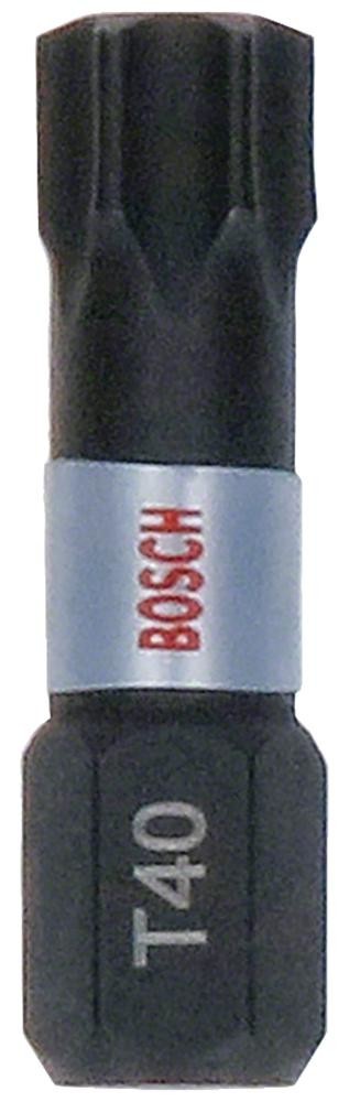 Bosch Professional (Blue) 2607002808 Torx Impact Control Bits - T40 (25Pc)