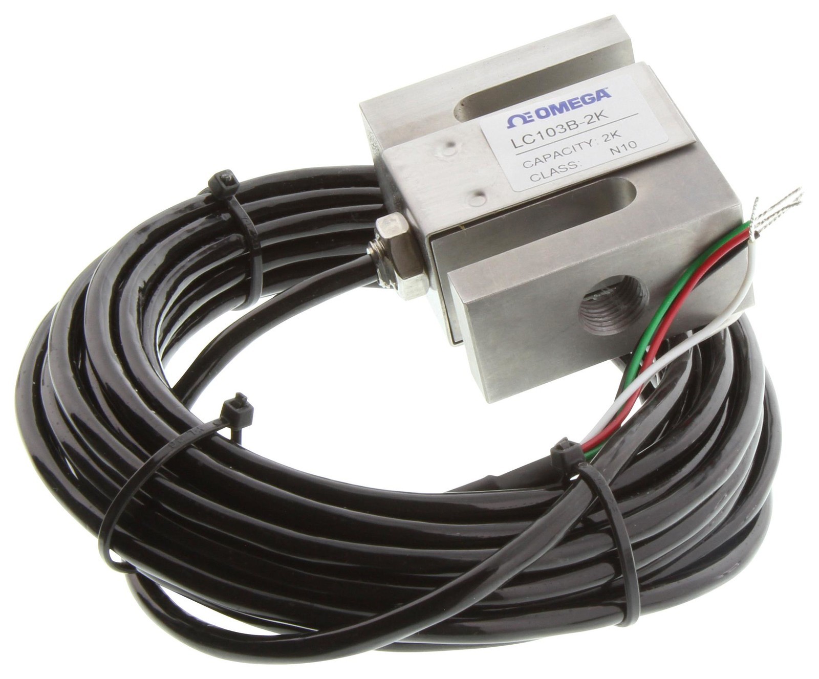 Omega Lc103B-2K S Beam Load Cell, 2000Lb, 12Vdc