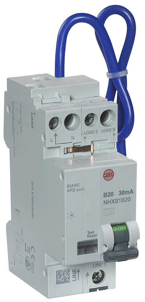 Wylex Nhxsb20Afd 20A B 30Ma Rcbo Afdd Combined Cpd