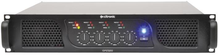 Citronic Qp2320 Power Amplifier, 2U, 4 X 580W