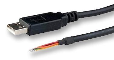 FTDI Ttl-232R-5V-We Cable, Usb-Ttl Ser Conv 5V, Wire End