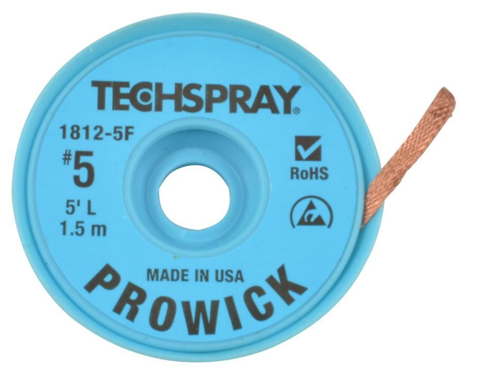 Techspray 1812-5F Desoldering Braid