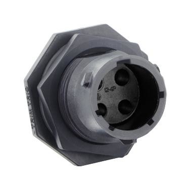 Souriau Utsx7124P Circular Connector, Rcpt, 4Pos, Crimp