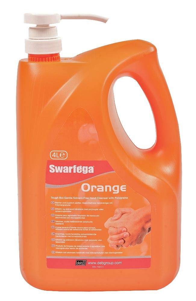 Swarfega Sor4Lmp Swarfega Orange Hand Cleaner 4L Pump