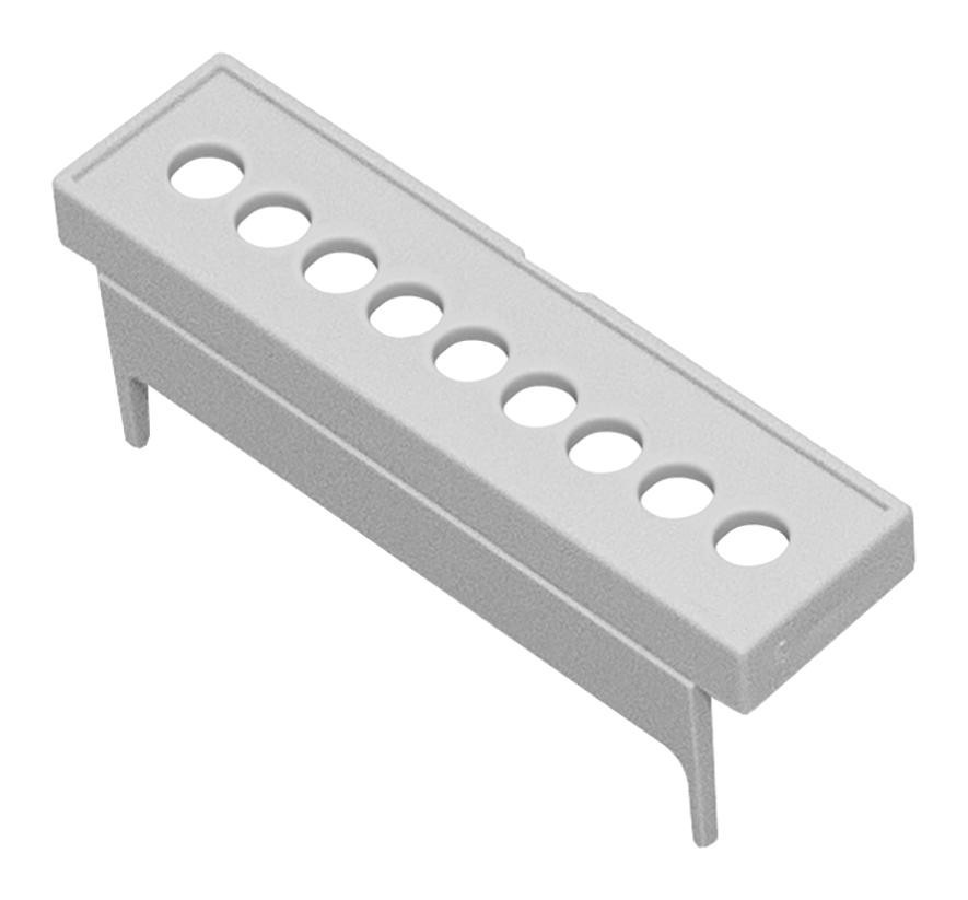 CamdenBoss Cnmb/3/tg508 Terminal Guard, Pre-Drilled, 9 Pole, M3