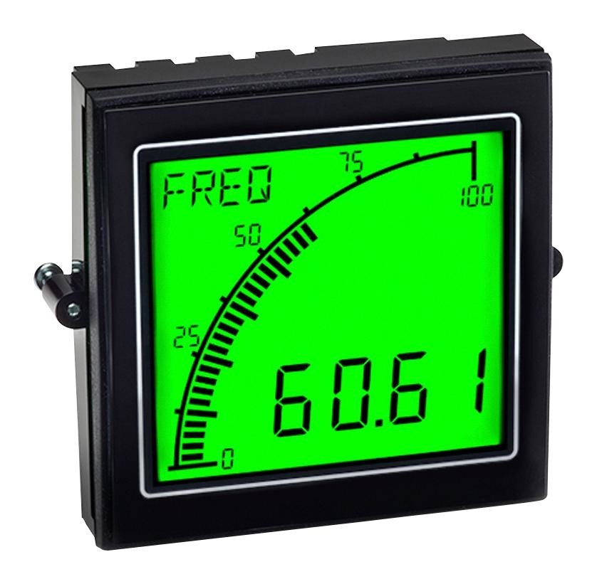Trumeter Apm-M1-Apo Panel Meter, Current/freq/volt, 4Digit