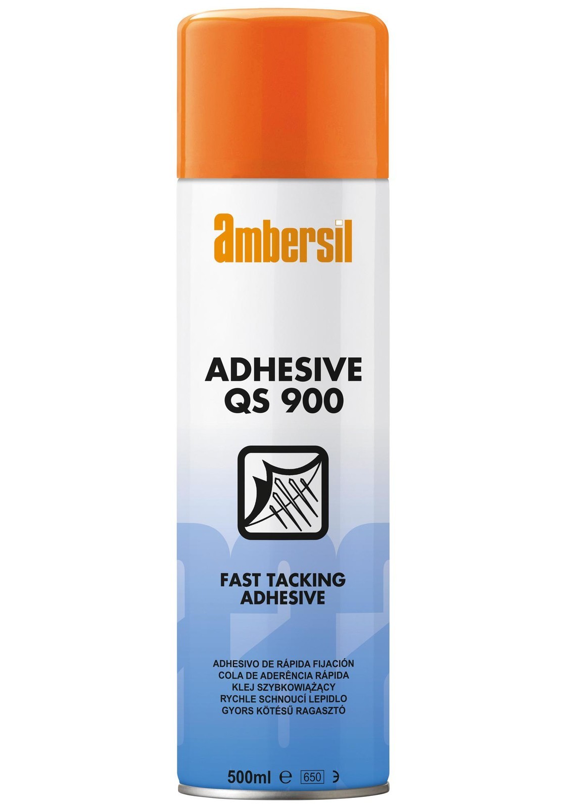 Ambersil Adhesive Qs900, 500Ml Adhesive, Aerosol, 500Ml