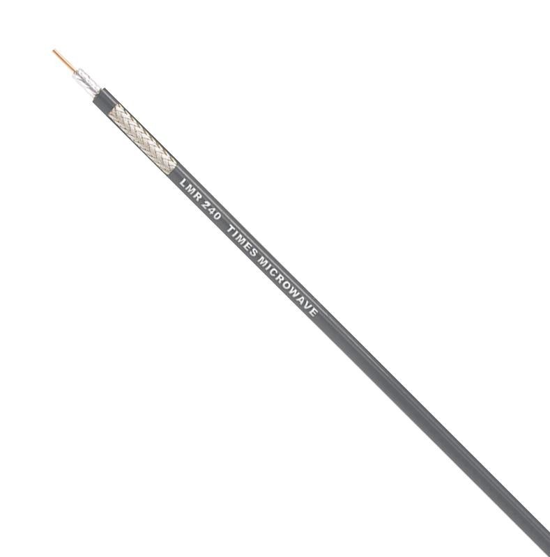 Times Microwave Lmr-240-Fr Coaxial Cable, 50 Ohm, Frpe