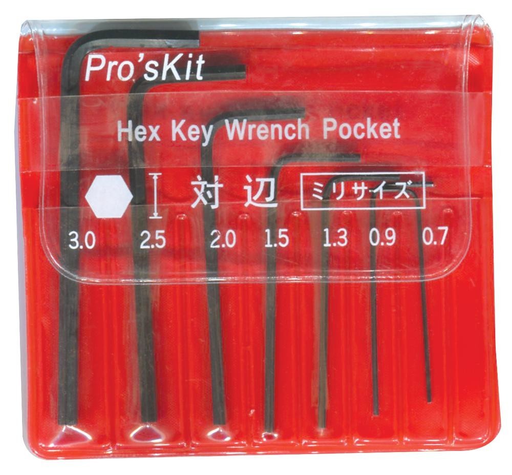 Pro's Kit 8Pk-022 7 Pce L Shaped Hex Set