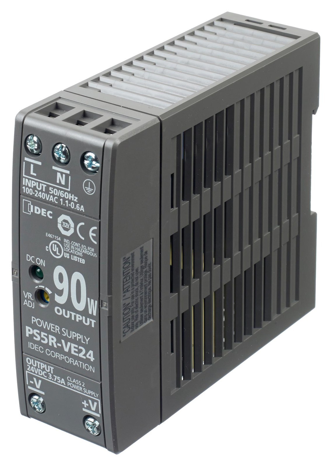 IDEC Ps5R-Ve24 Power Supply, Ac-Dc, 24V, 3.75A