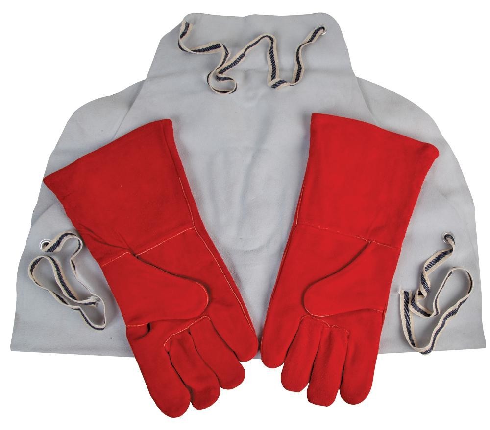 Sip 25112 Leather Welding Gloves And Apron