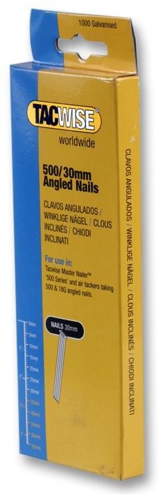 Tacwise Plc 0481 Nails, Angled, 30mm (Pk1,000)