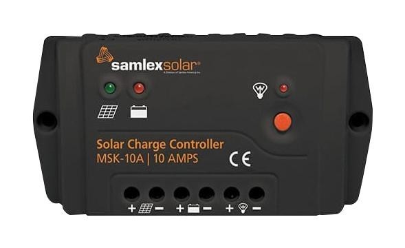 Samlex Msk-10A Solar Charge Controller, 12V / 24V, 10 A