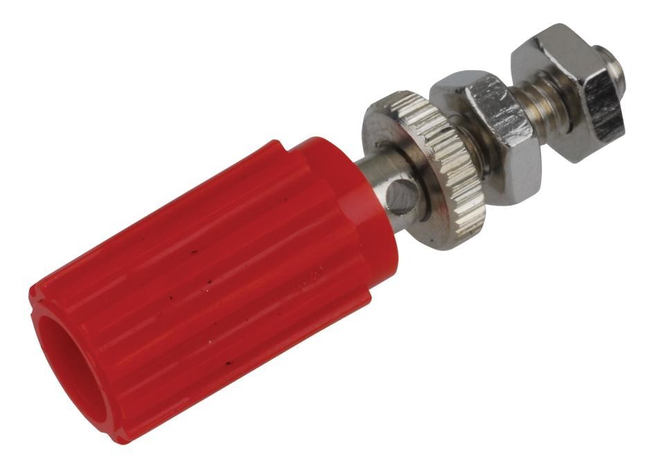 Abbatron Hh Smith 1482-102 Binding Post, 15A, #8-32, Screw, Red