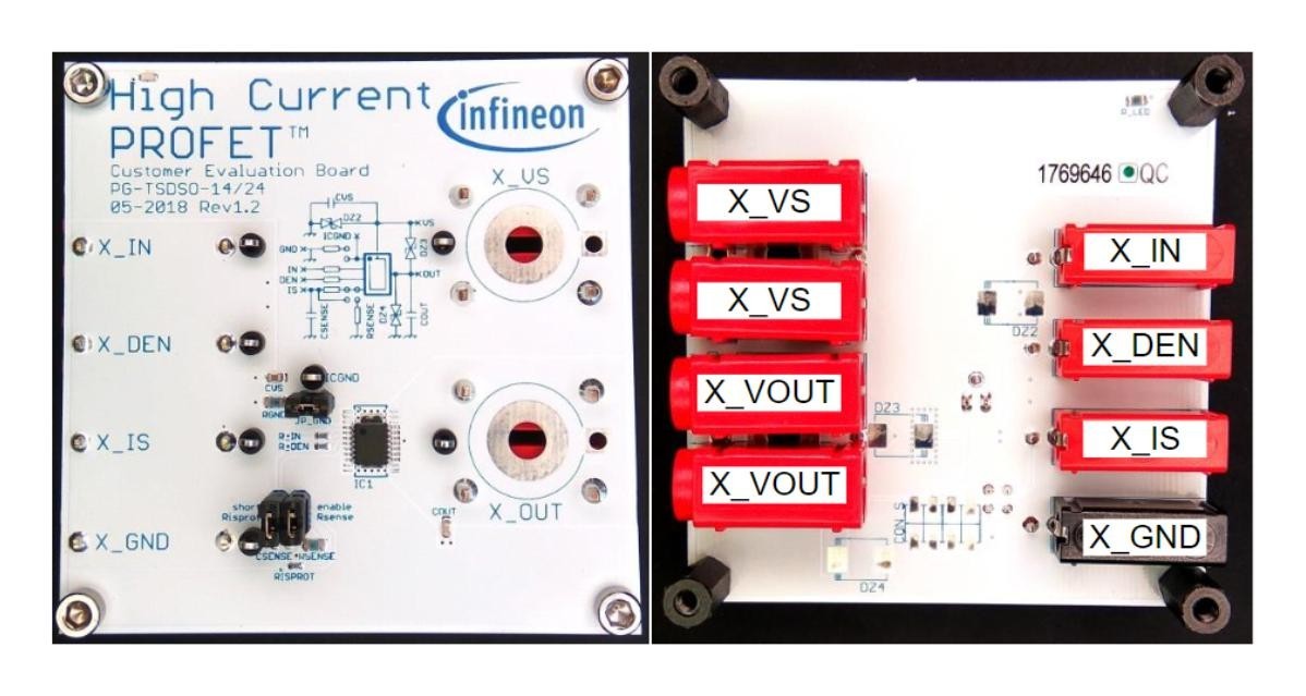 Infineon Prof2Bts70021Eppebtobo1 Eval Board, High Side Switch