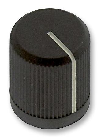 Ehc (Electronic Hardware) 3489-1-B Round Knurled Knob W/ Line Ind, 3.175mm