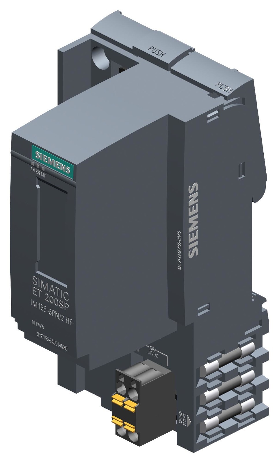 Siemens 6Es7155-6Au01-0Cn0. Profinet Interface Mod, 0.7A/24V, 64I/o