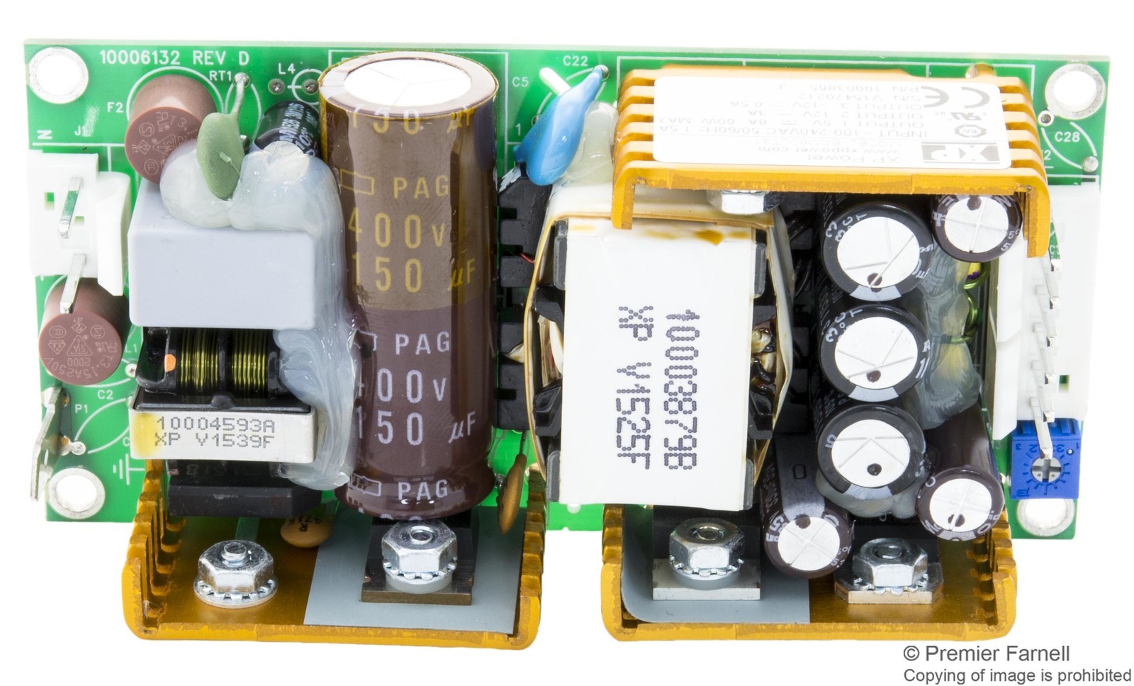 XP Power Ecm60Ut31 Power Supply, Ac-Dc, Medical, 3O/p, 60W