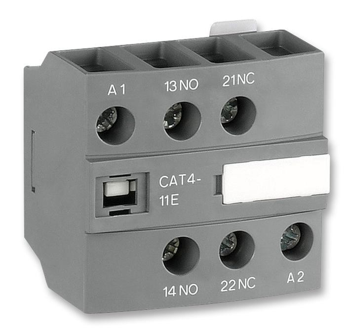 Abb Cat4-11E Contact Blk,aux,frnt,1No+1Nc