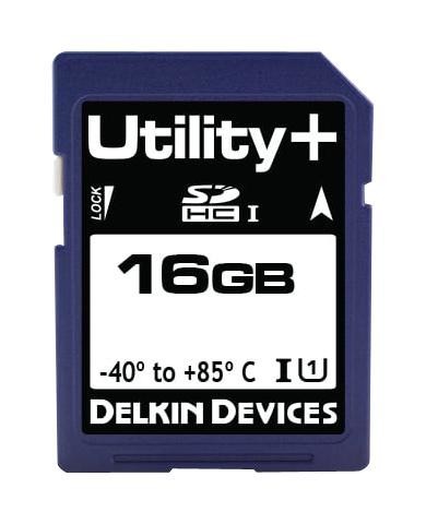 Delkin Devices Se16Anze9-1B000-3 Sdhc Card, Uhs-1, Class 10, 16Gb, Mlc